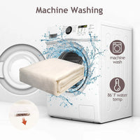 Electric Blanket Queen Size with Dual Control, 10 Heating Levels& 12 Hours Auto-Off, Overheat Protection, White