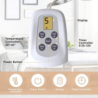 Electric Blanket Queen Size with Dual Control, 10 Heating Levels& 12 Hours Auto-Off, Overheat Protection, Beige